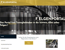 Tablet Screenshot of felgenportal.ch